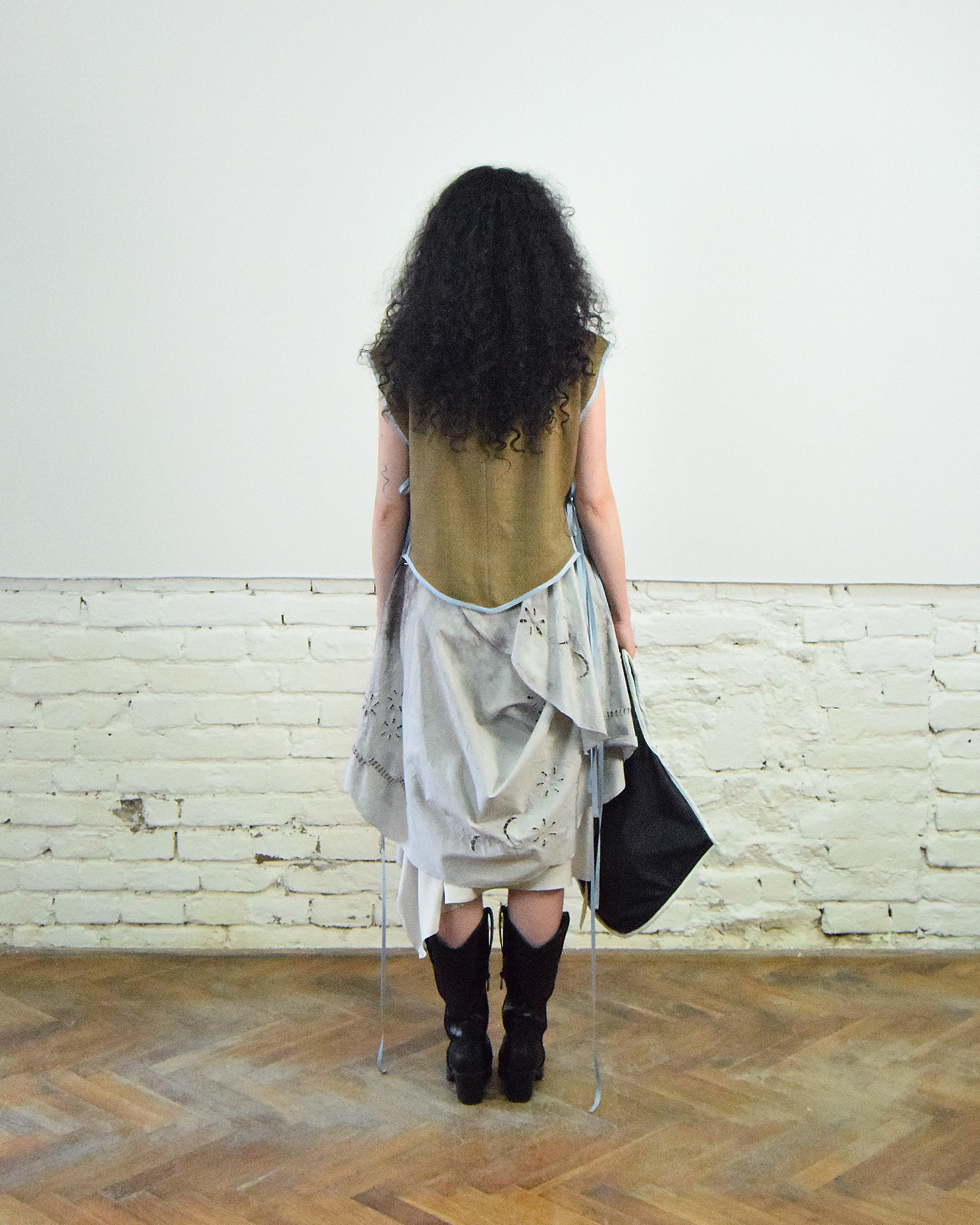 Light brown wool vest