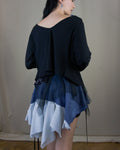 Wrap around layered skirt