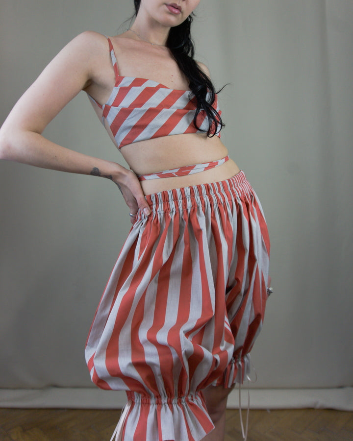 Midi adjustable striped bloomers