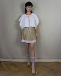 Mini skirt with lace