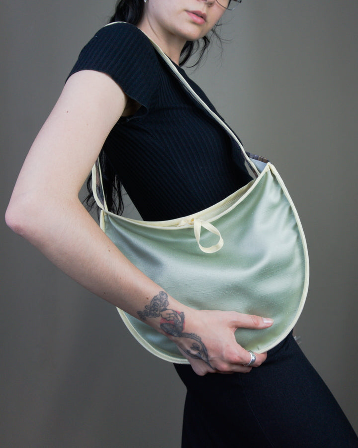 Half moon handbag