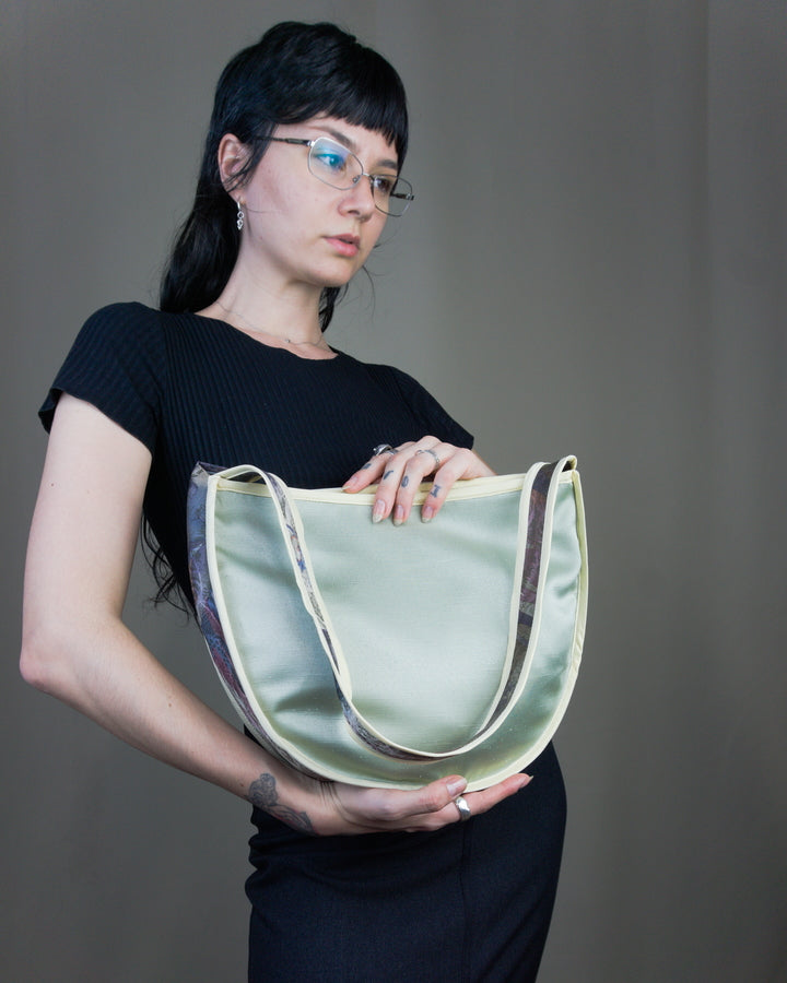 Half moon handbag