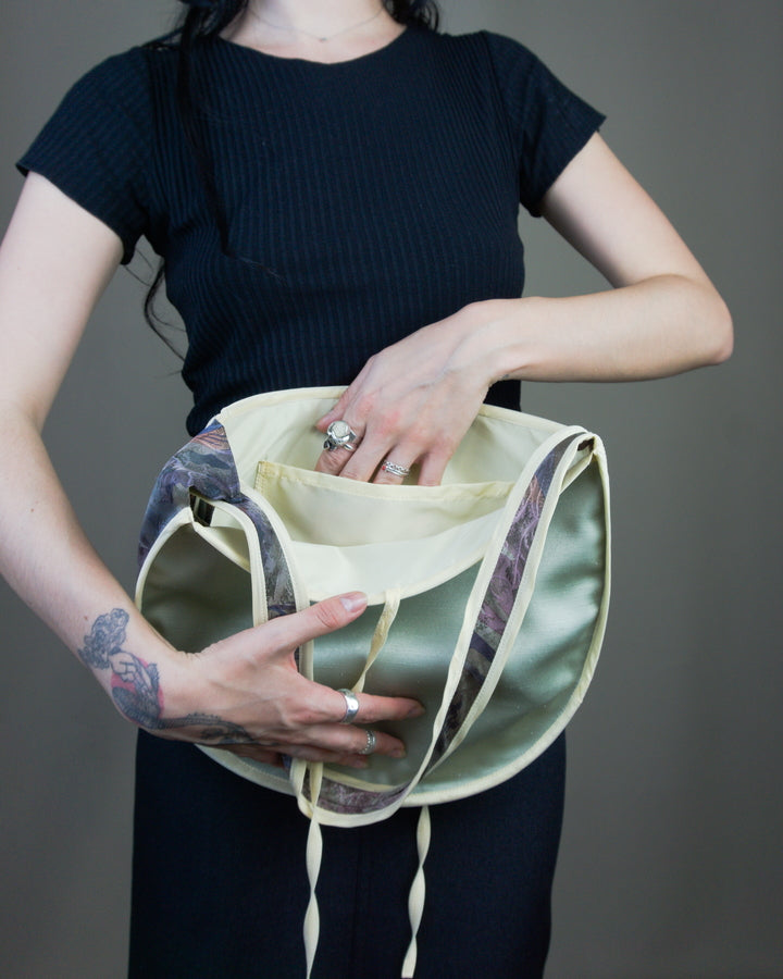 Half moon handbag