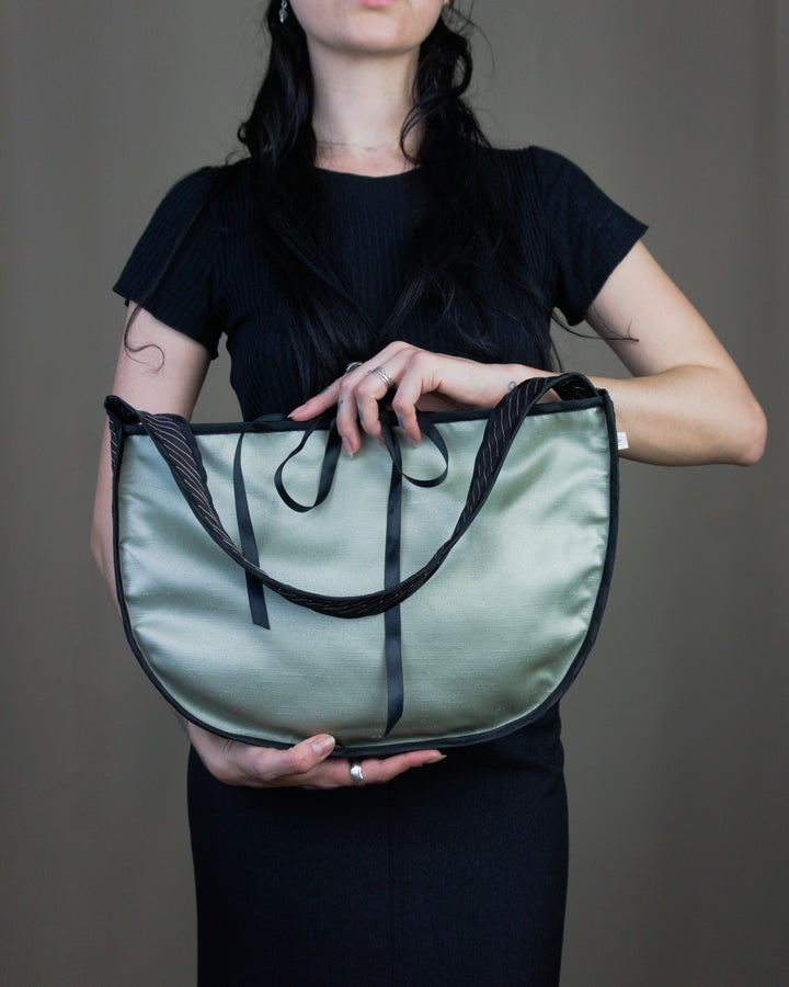 Half moon handbag