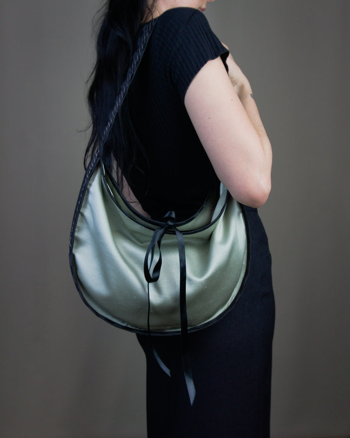 Half moon handbag