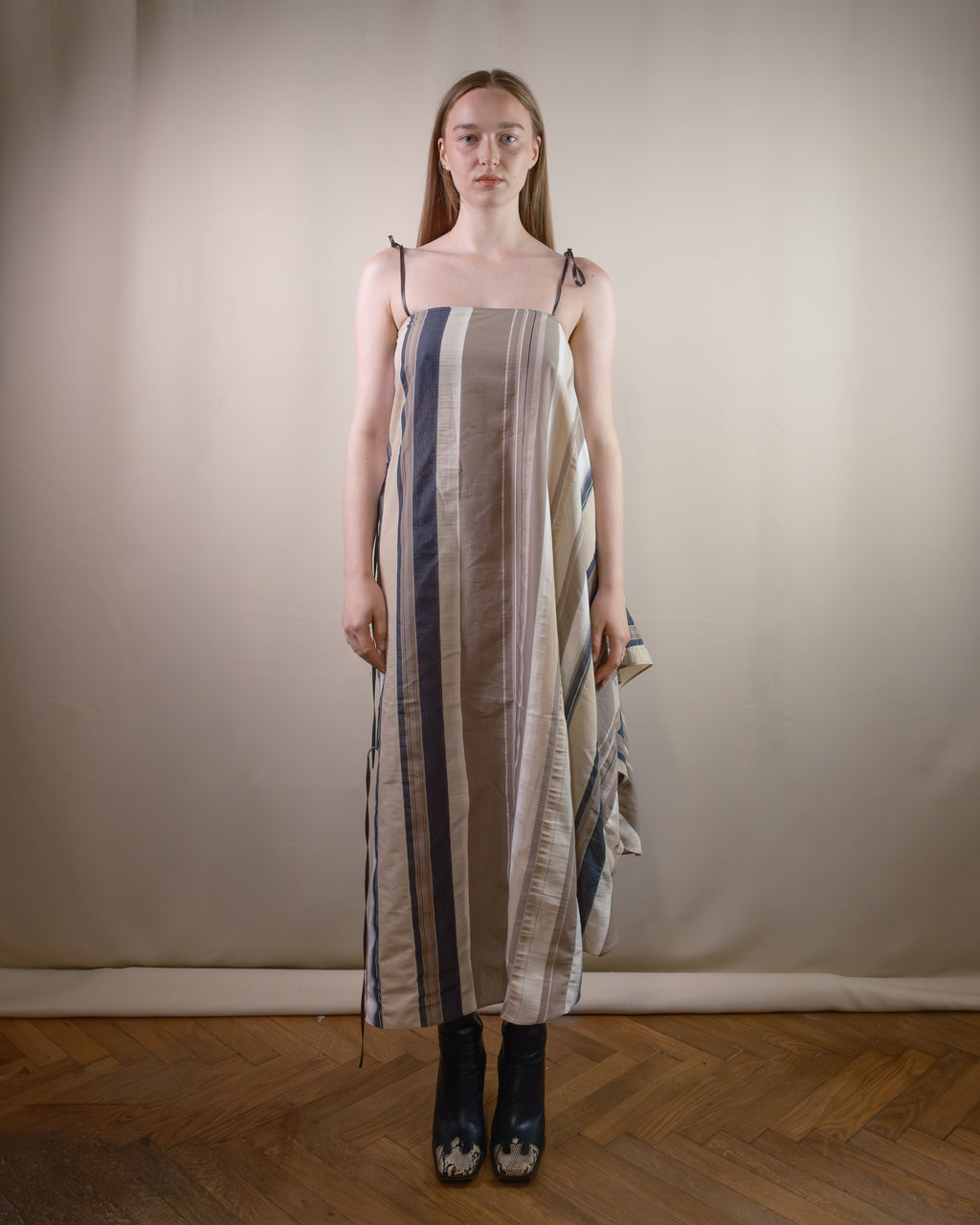 Modular striped dress/skirt