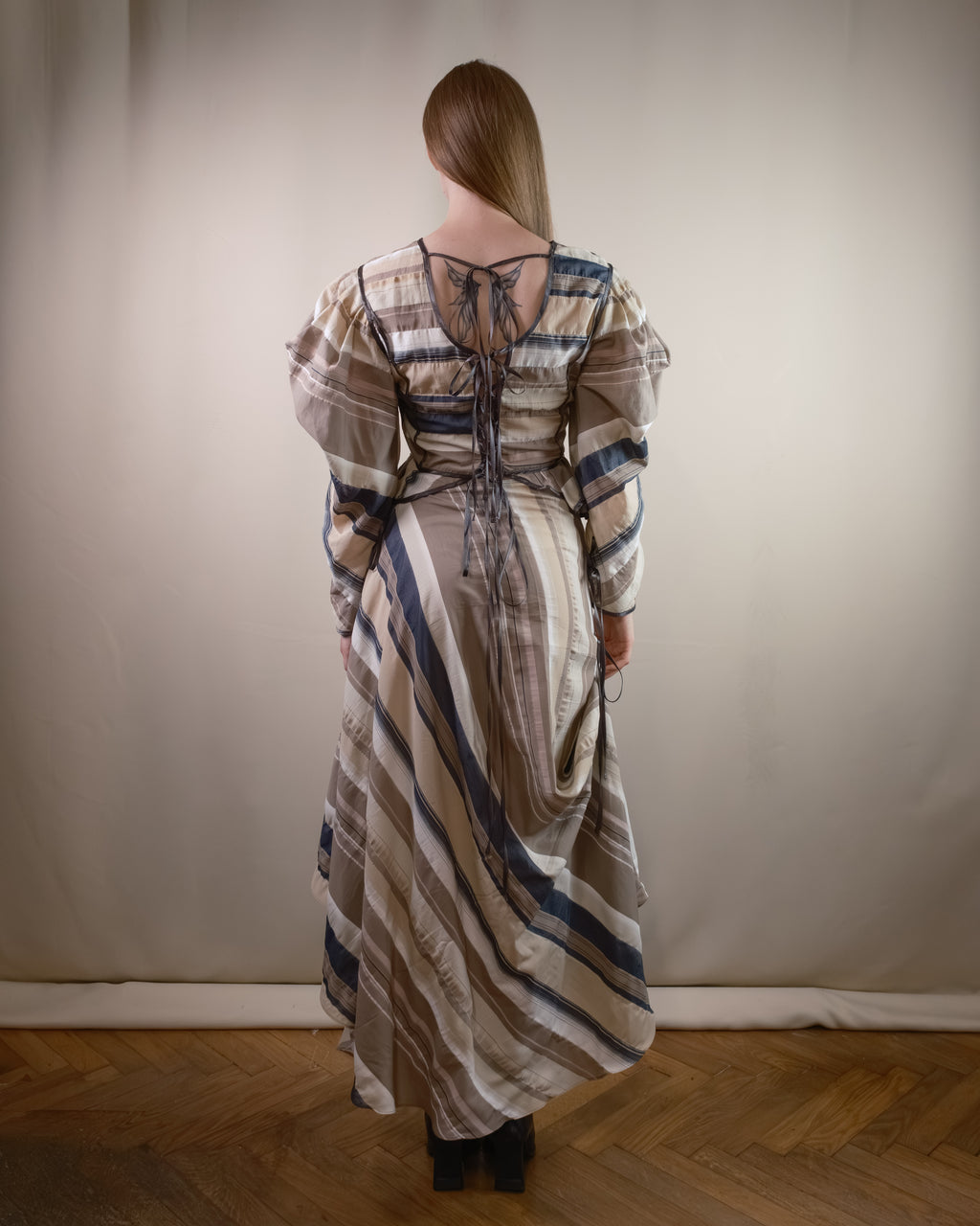 Modular striped dress/skirt