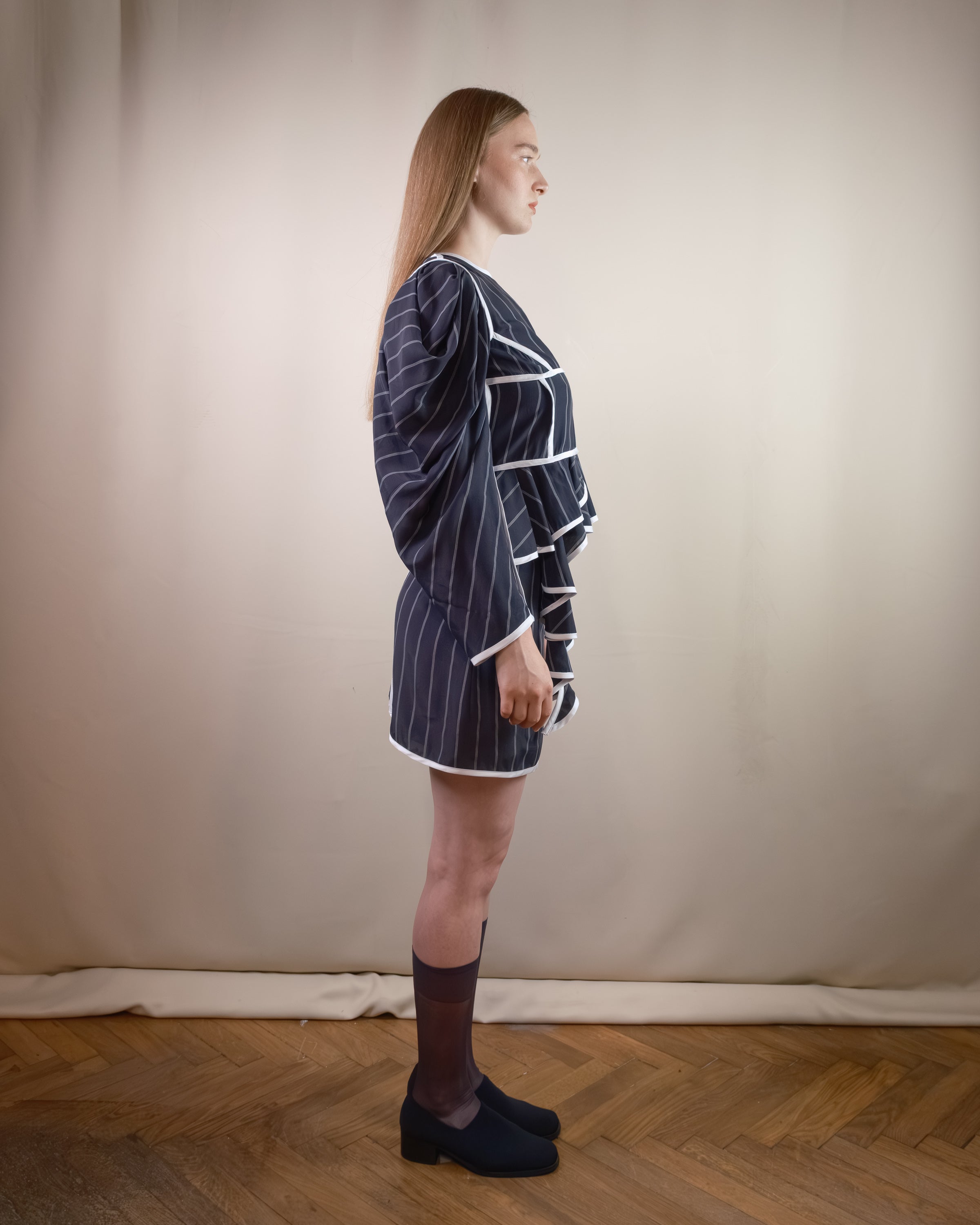 Mini striped skirt