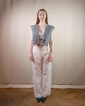 White see-though trousers