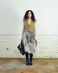 Light brown wool vest