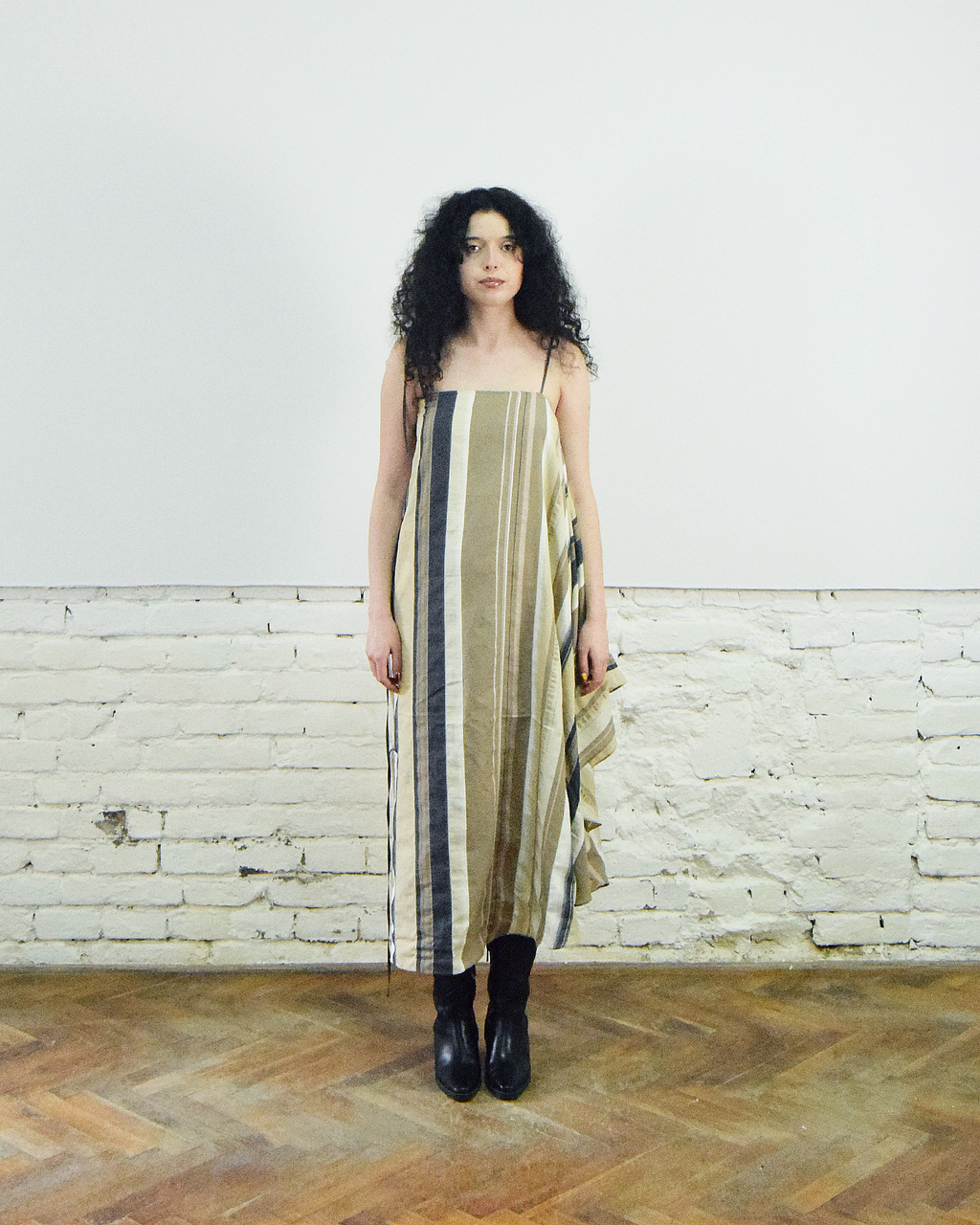 Modular striped dress/skirt