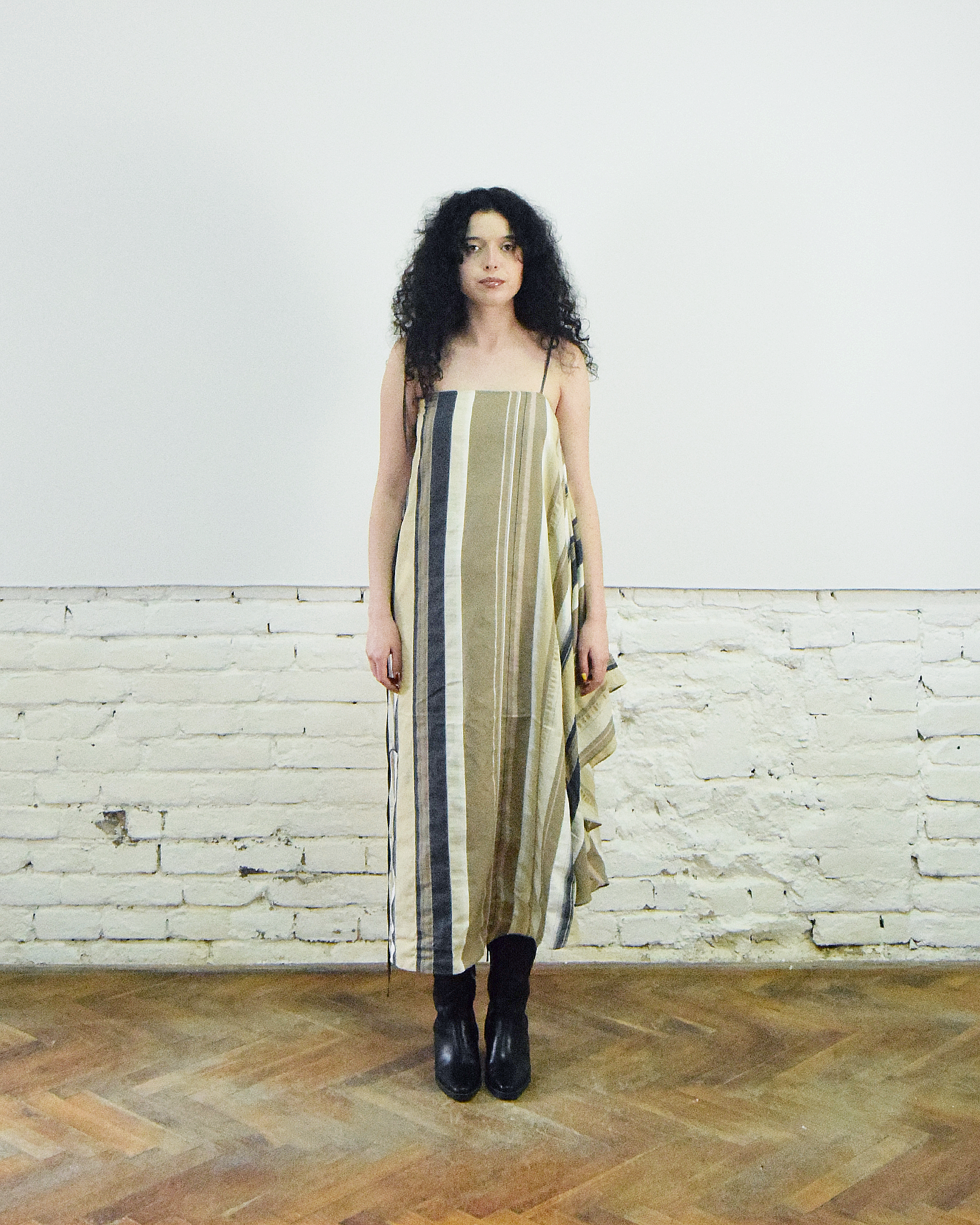 Modular striped dress/skirt