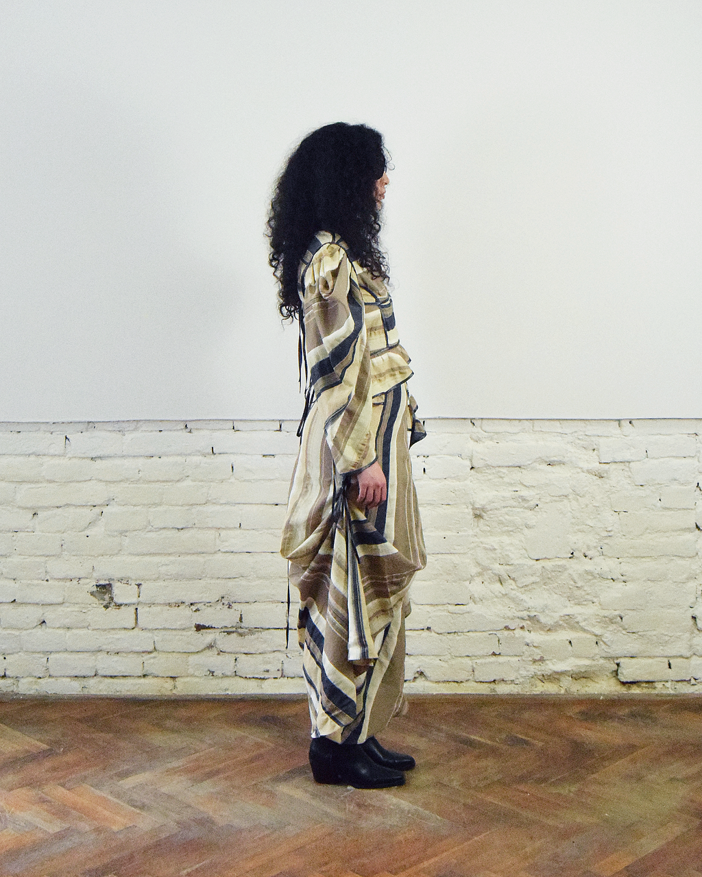 Modular striped dress/skirt