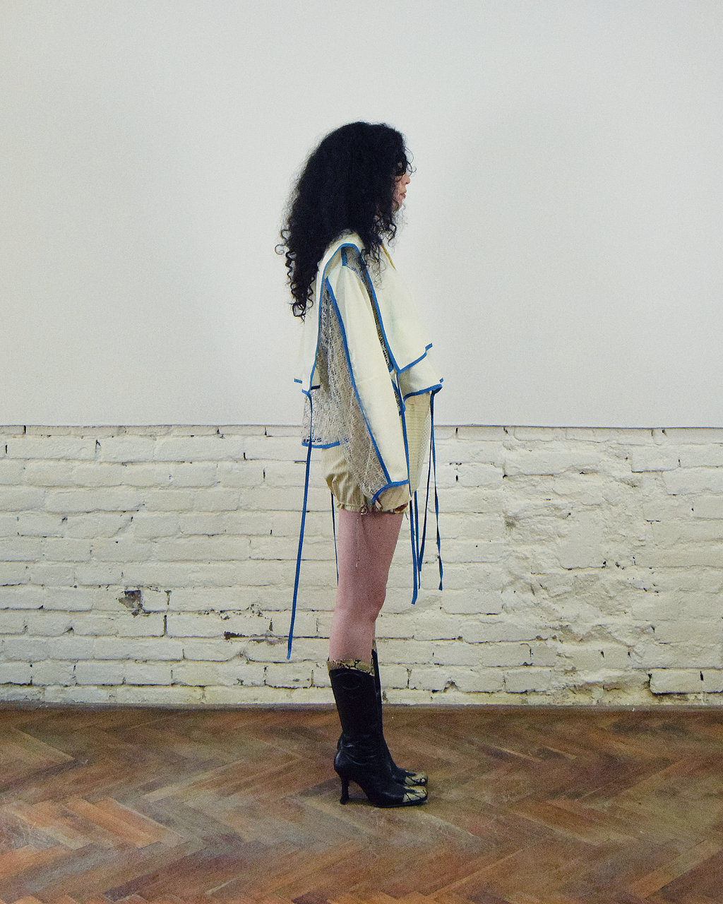 Butter yellow layered shirt