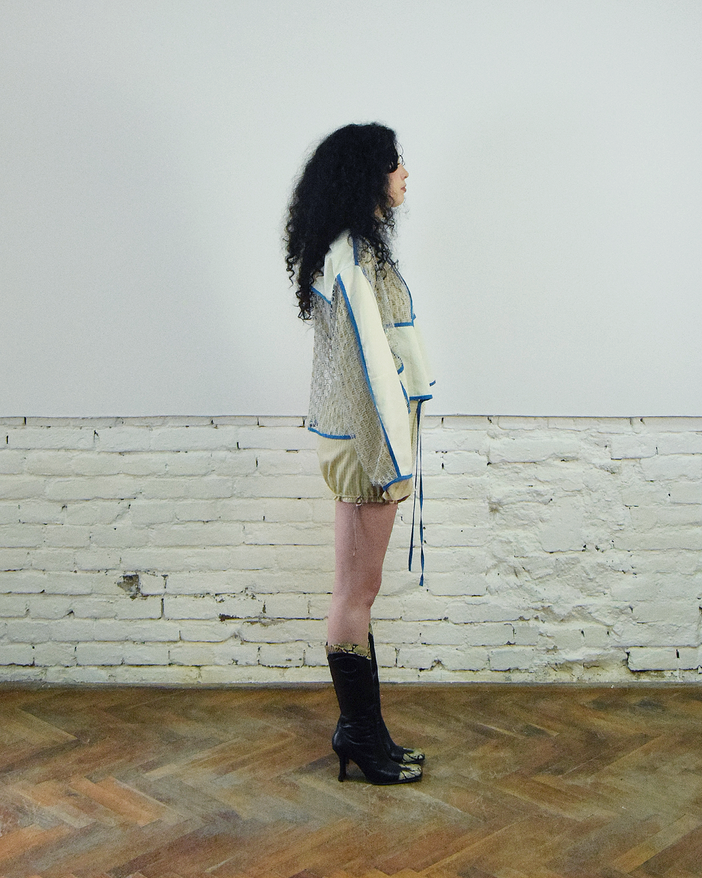 Butter yellow layered shirt