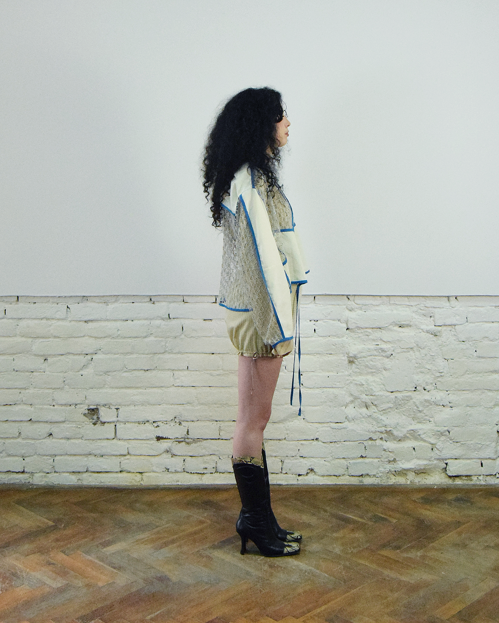 Butter yellow layered shirt