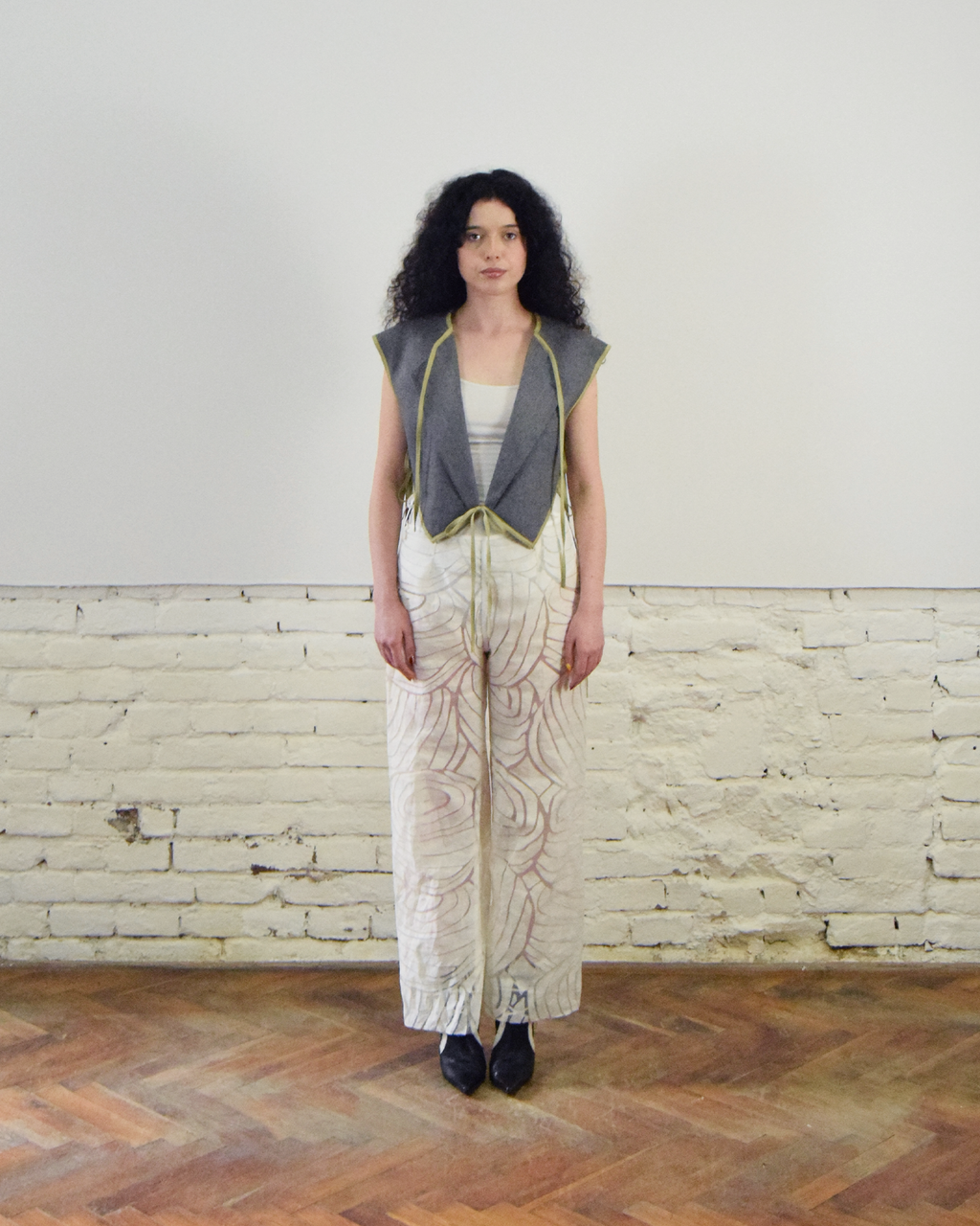 Wool layered jacket