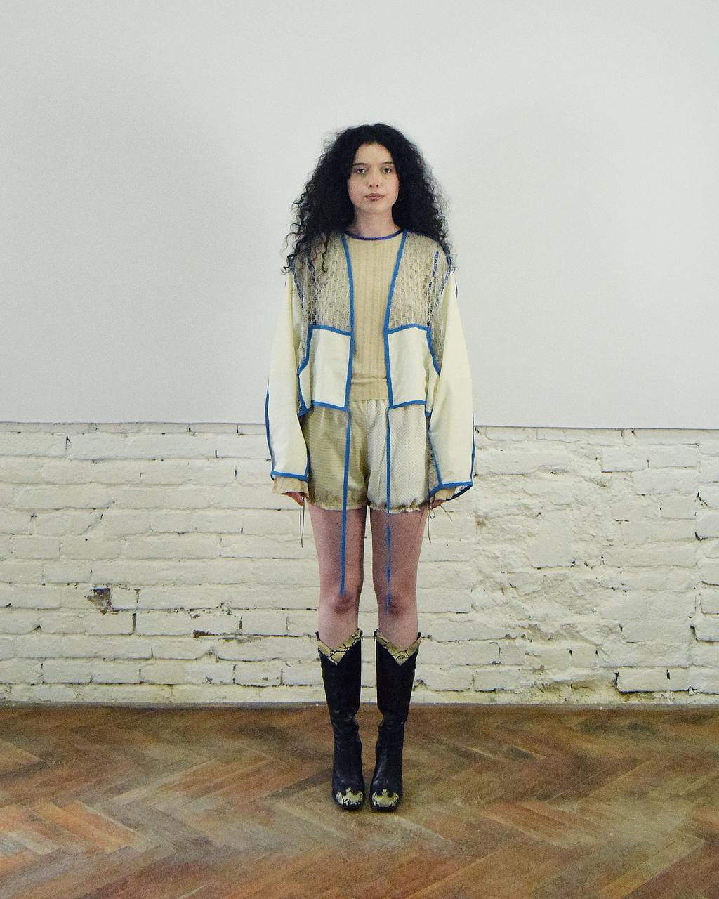 Butter yellow layered shirt