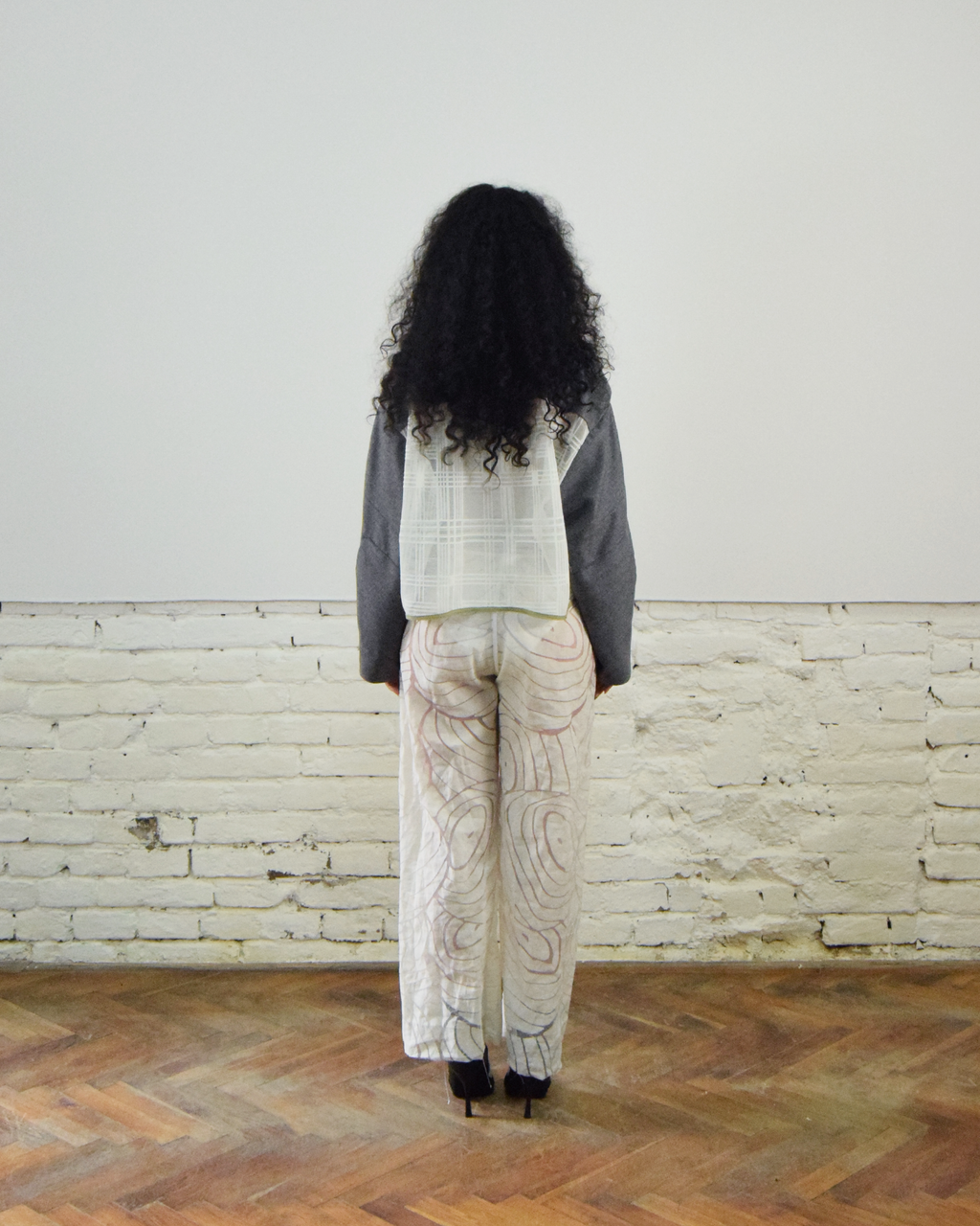 Wool layered jacket
