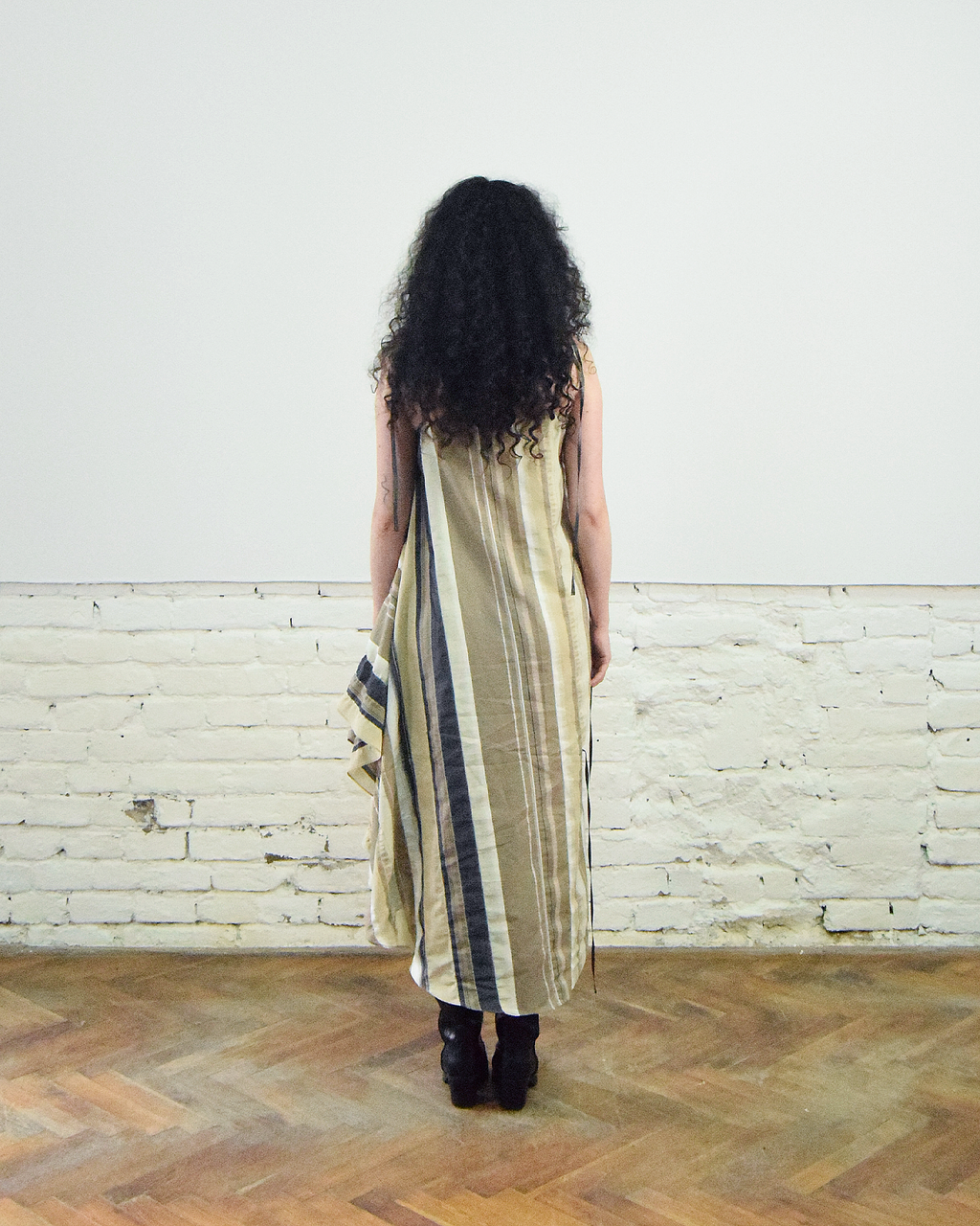 Modular striped dress/skirt