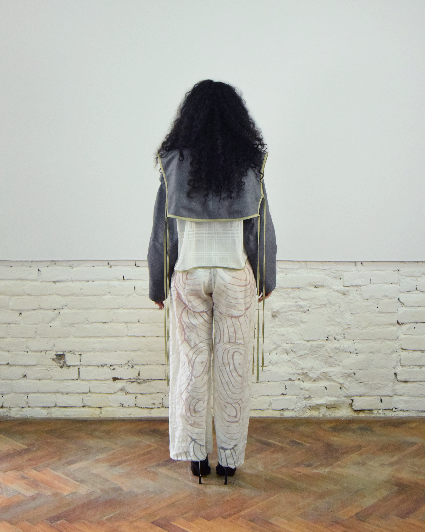 Wool layered jacket