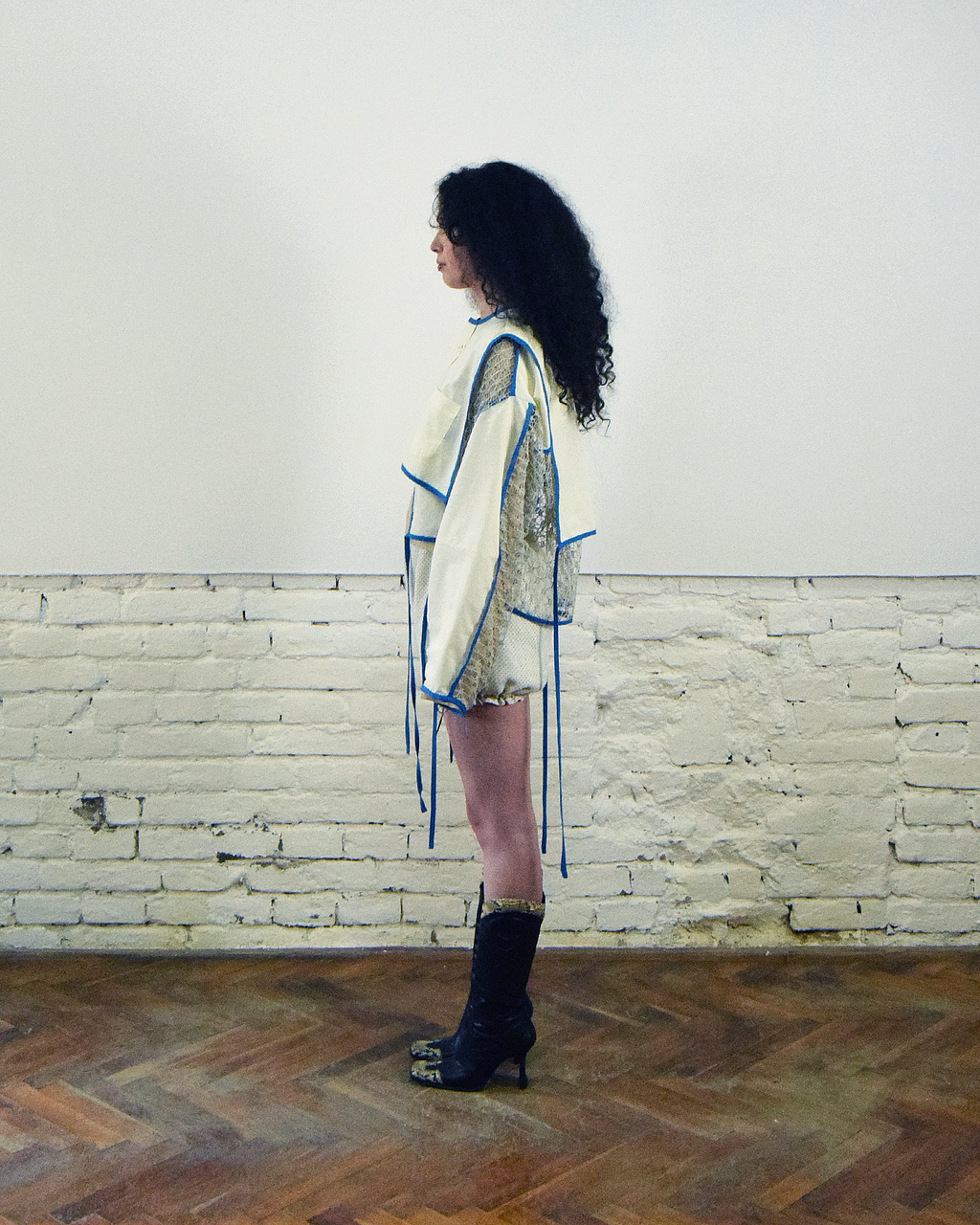 Butter yellow layered shirt