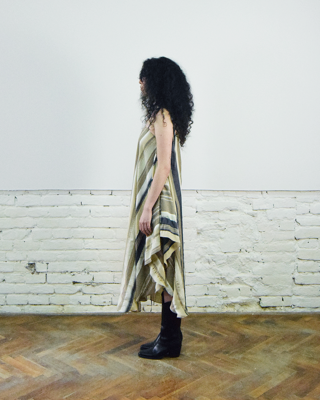Modular striped dress/skirt